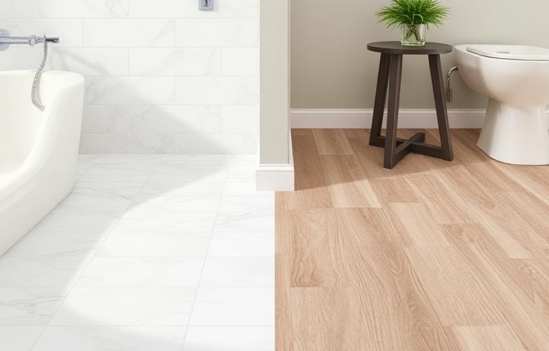 What is a Better Choice for my Bathroom Floor, Tile or LVT?
